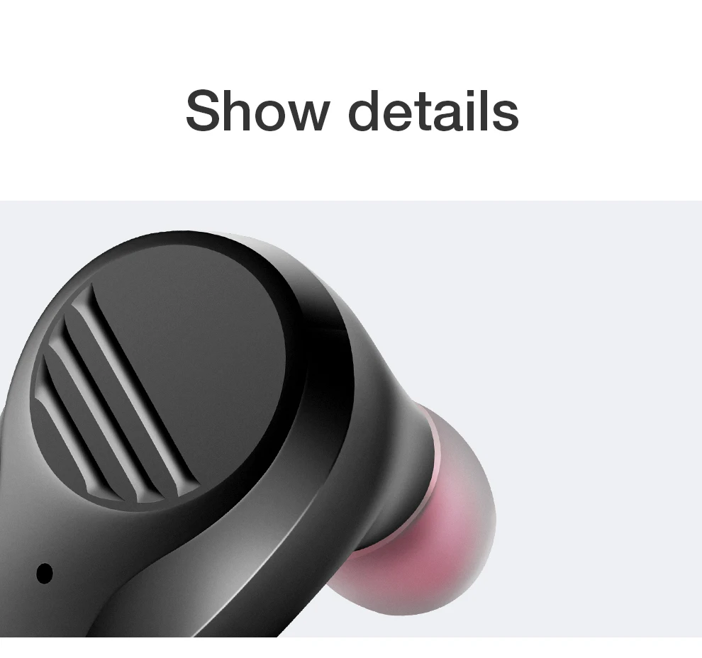 TD01 True Bluetooth 5,0 наушники TWS беспроводные головные уборы спортивные Handsfree наушники 3D стерео игровая гарнитура с микрофоном зарядная коробка