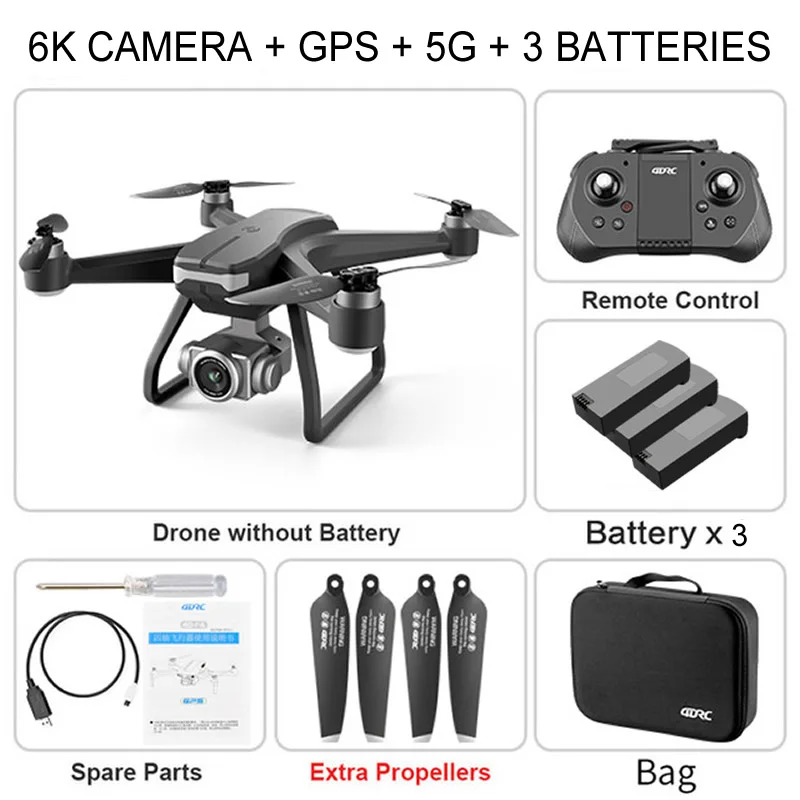 explorers 4ch remote control quadcopter F11 GPS Drone 4K Professional Aerial Photography Brushless Motor Quadcopter With 6K Camera RC Helicopter Electric Adjusting Lens kk6 foldable rc quadcopter drone RC Quadcopter