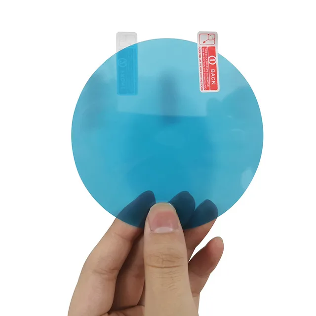 2 Pcs Car Rearview Mirror Protective Film Anti Fog Window Clear Rainproof Rear View Mirror Protective Soft Film Auto Accessories 6