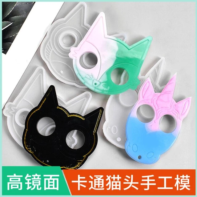 Custom High Quality Self Defense Keychain Cat Mold Supplies