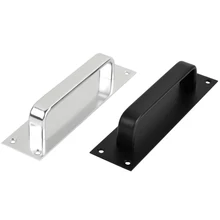 Горячая ручка раздвижной двери пожарный Туалет дверь Pull Plate толчок алюминиевого сплава Пожарная защитная дверь ручка для ванной не выцветает