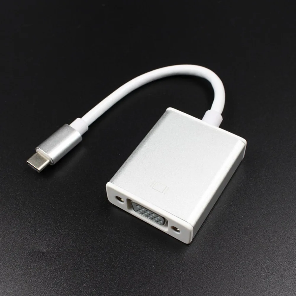 USB 3,1 C Тип C к HDMI VGA Аудио адаптер Женский цифровой Av многопортовый адаптер конвертер кабель для ноутбука Macbook Google