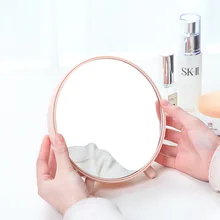 Настольное зеркало для хранения, простое круглое портативное школьное зеркало для макияжа, настольное маленькое круглое зеркало для макияжа Mi