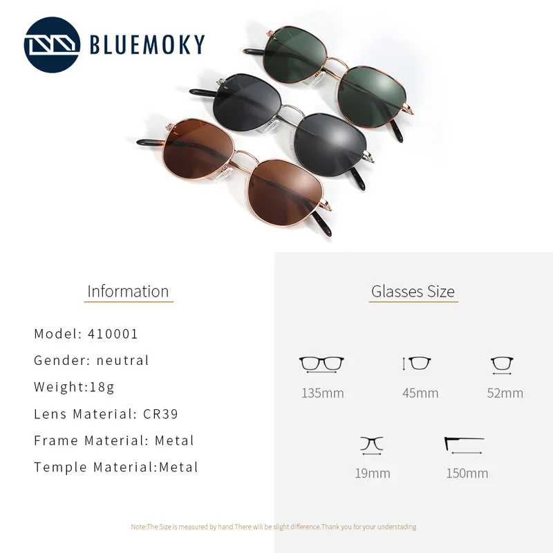 BLUEMOKY винтажные Поляризованные солнцезащитные очки из сплава, Классические поляризованные солнцезащитные очки с защитой от уф400 лучей, линзы для вождения, мужские/женские очки