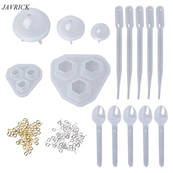 

1 Set DIY Epoxy Resin Tools Handmade Silicone Mold Spoon Clasp Dropper Jewelry Making Kit Necklace Earrings Gifts Crafts