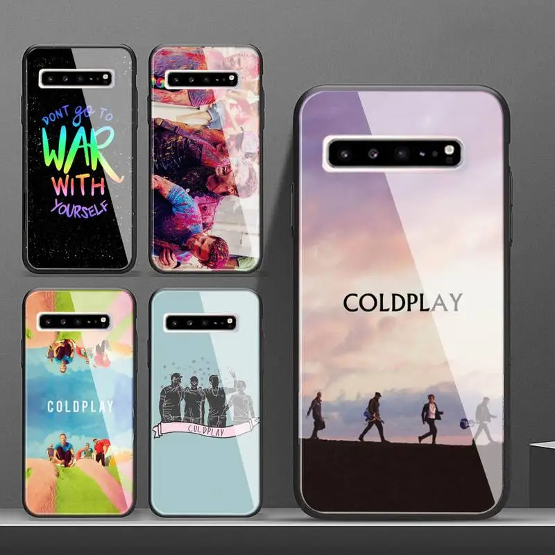 Чехол Coldplay для телефона с музыкальной группой стекло Samsung S10 S20 S9 Plus s6 7 edge Note9 10