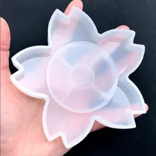 Сакура каваи Петри блюдо Форма Цветочная плита форма эпоксидная смола ремесла цветок лоток эпоксидная смола ремесла персонализированные лоток DIY