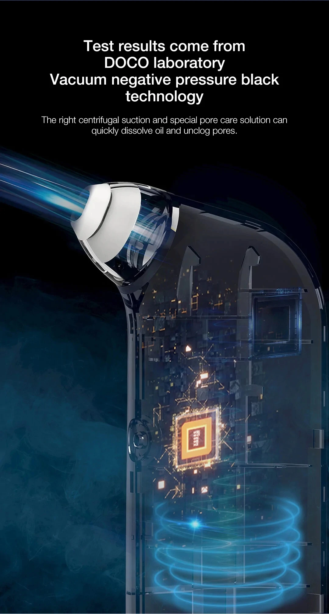 New Xiaomi DOCO Pore Vacuum Cleaner Blackhead Remover Electric Acne Cleaner Pore Cleaner Machine Facial Beauty Clean Skin Tool