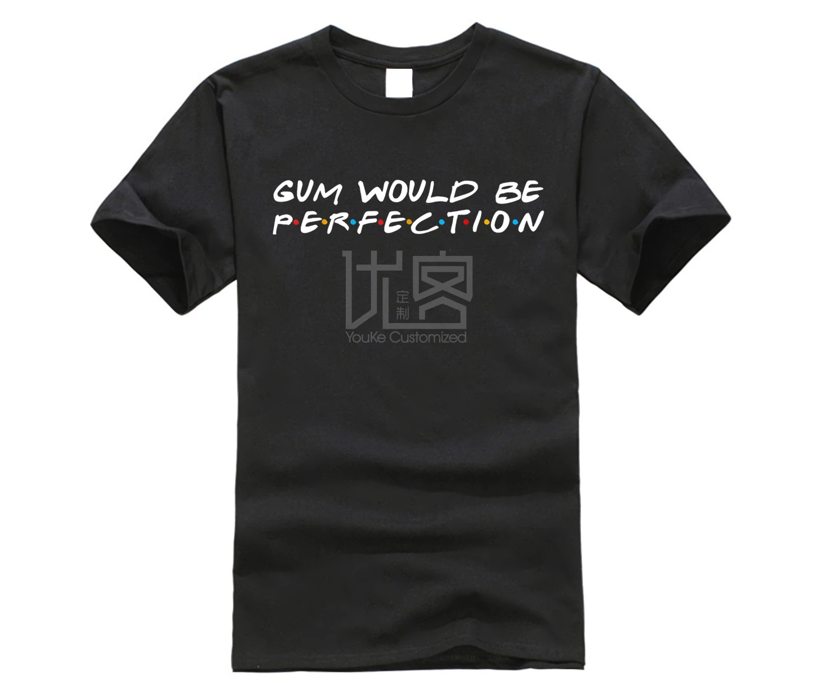 Брендовая мужская рубашка Gum Be Perfection Chandler Atm Friends T Shirt | Мужская одежда