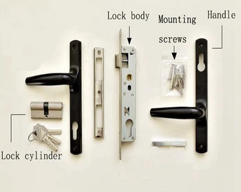 

8520 aluminum alloy door lock door handle lockset balcony door lockset 8525 30 35 also available pls ask customer services