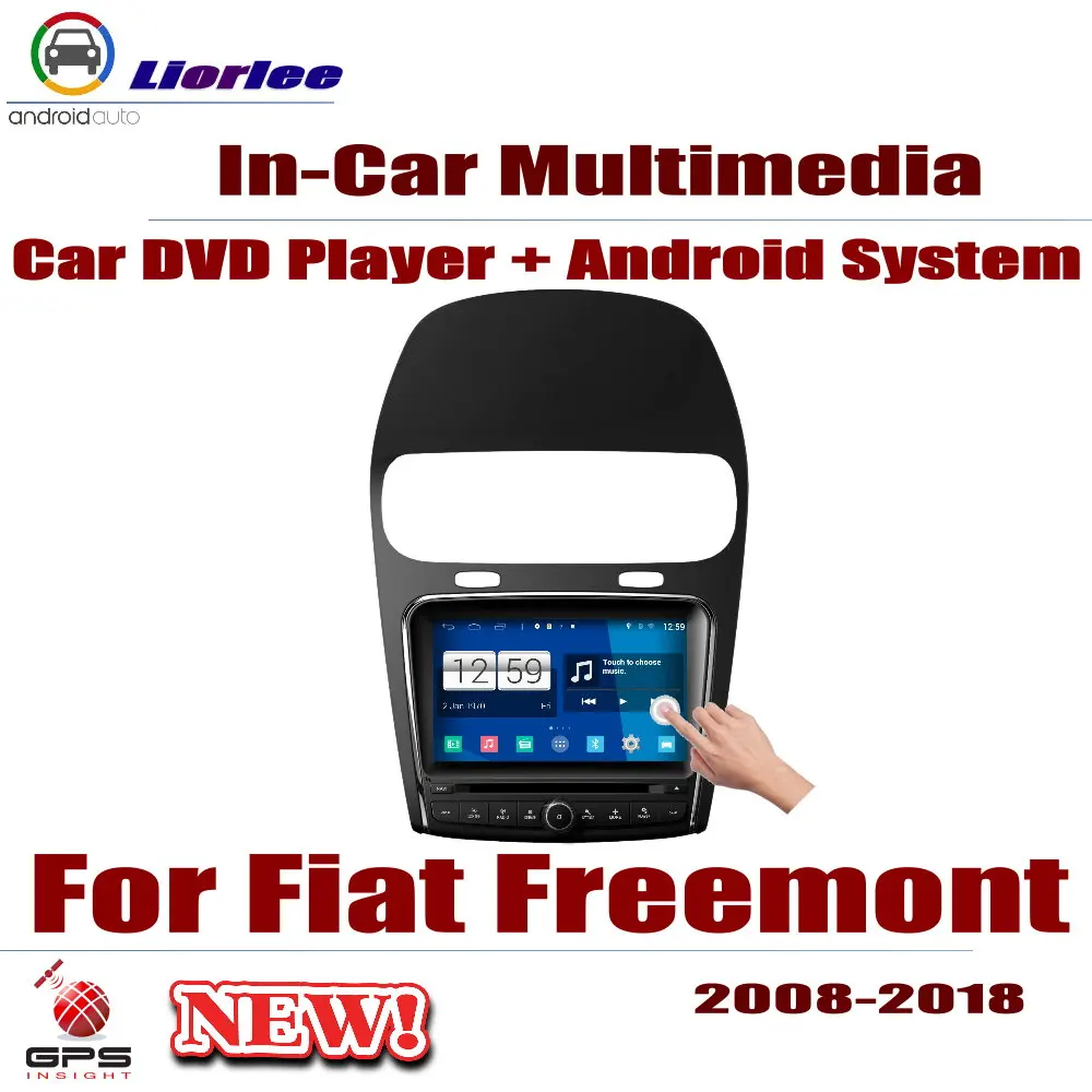 Автомобильный радиоприемник DVD плеер GPS навигация для Fiat Freemont 2008 ~ 2018 Android HD