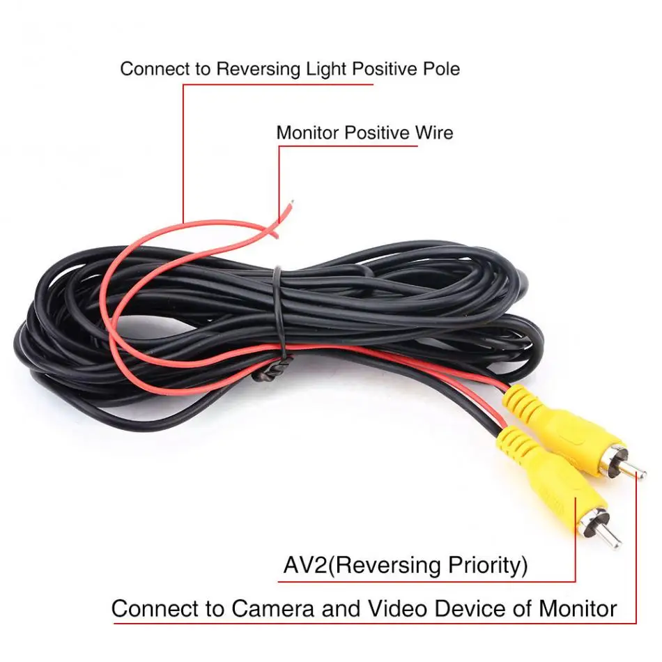360 Degree Rotation HD Mini Universal Car Rear View Camera Reverse Parking Car Accessories