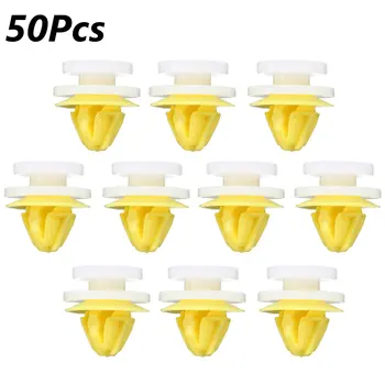 

#FCP-0095 50pcs Door Cards Panel Trim Boot Roof Clips Auto Fastener & Clip For Vauxhall for Opel Vivaro Movano