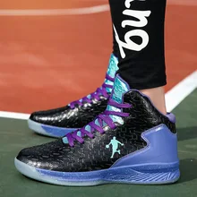 Мужские баскетбольные кроссовки Jordan с высоким берцем, амортизирующий светильник, кроссовки, противоскользящая дышащая Спортивная обувь для тренировок на открытом воздухе