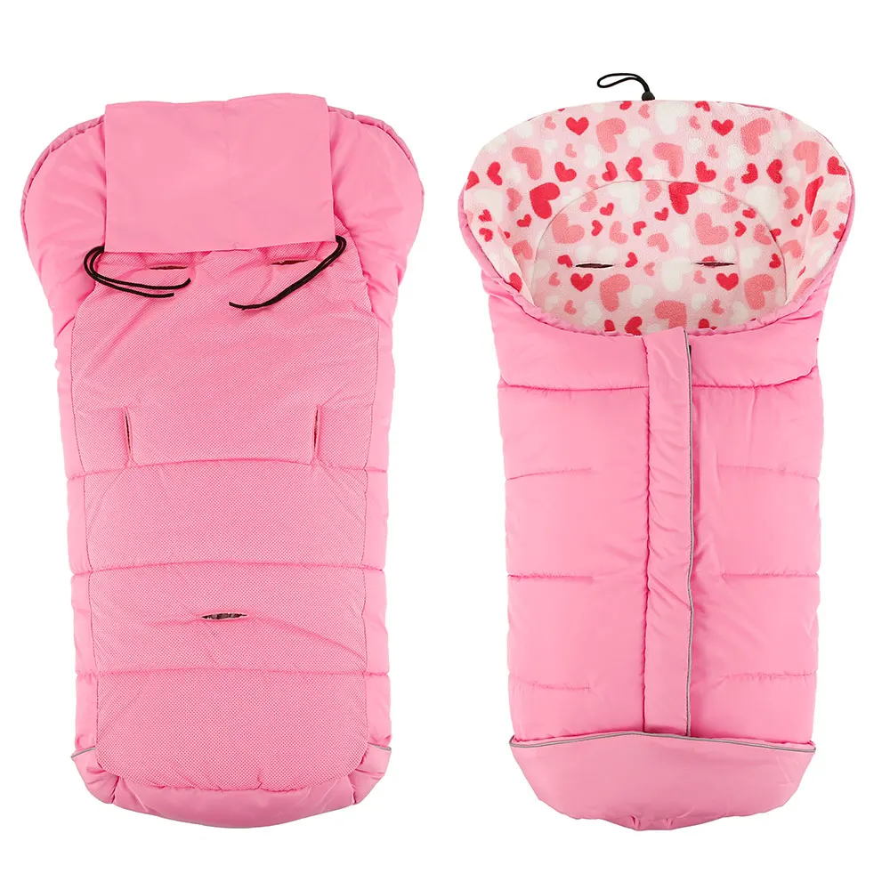Осенне-зимний теплый детский спальный мешок для сна, конверт для коляски для детей, мягкий спальный мешок для ребенка Slaapzak Couchage - Цвет: As Pic