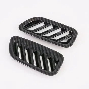 

For Hyundai Palisade 2020 Carbon Fiber ABS 2PCS Car Front Air Conditioner Vent Outlet Cover Trim Moldings Car Styling