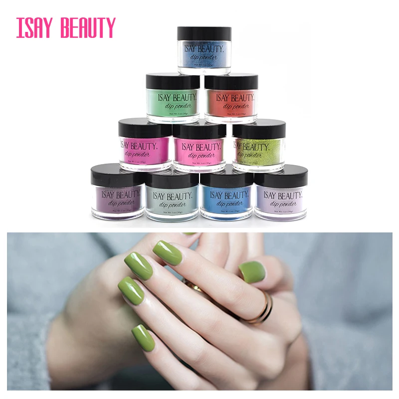 ISAYBEAUTY Dip порошок 30 грамм легче и быстрее наносится чем традиционный акриловый с