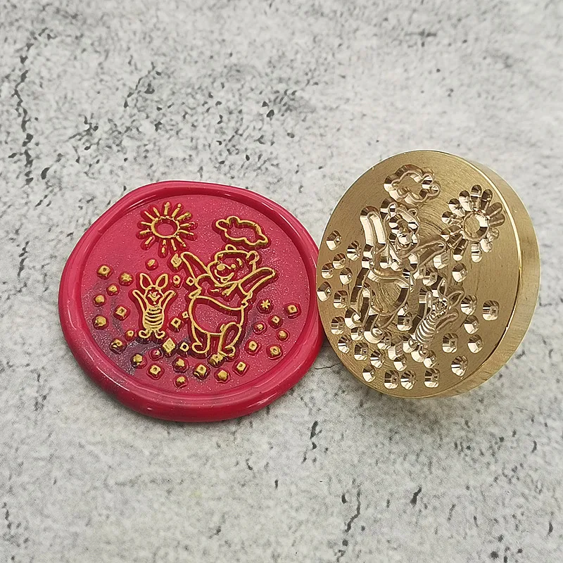 

Winnie the Pooh seal wax stamp movie sealing wax stamps Exquisite Paint Wax Stamp DIY Ancient Seal Retro Stamp,Invitation card
