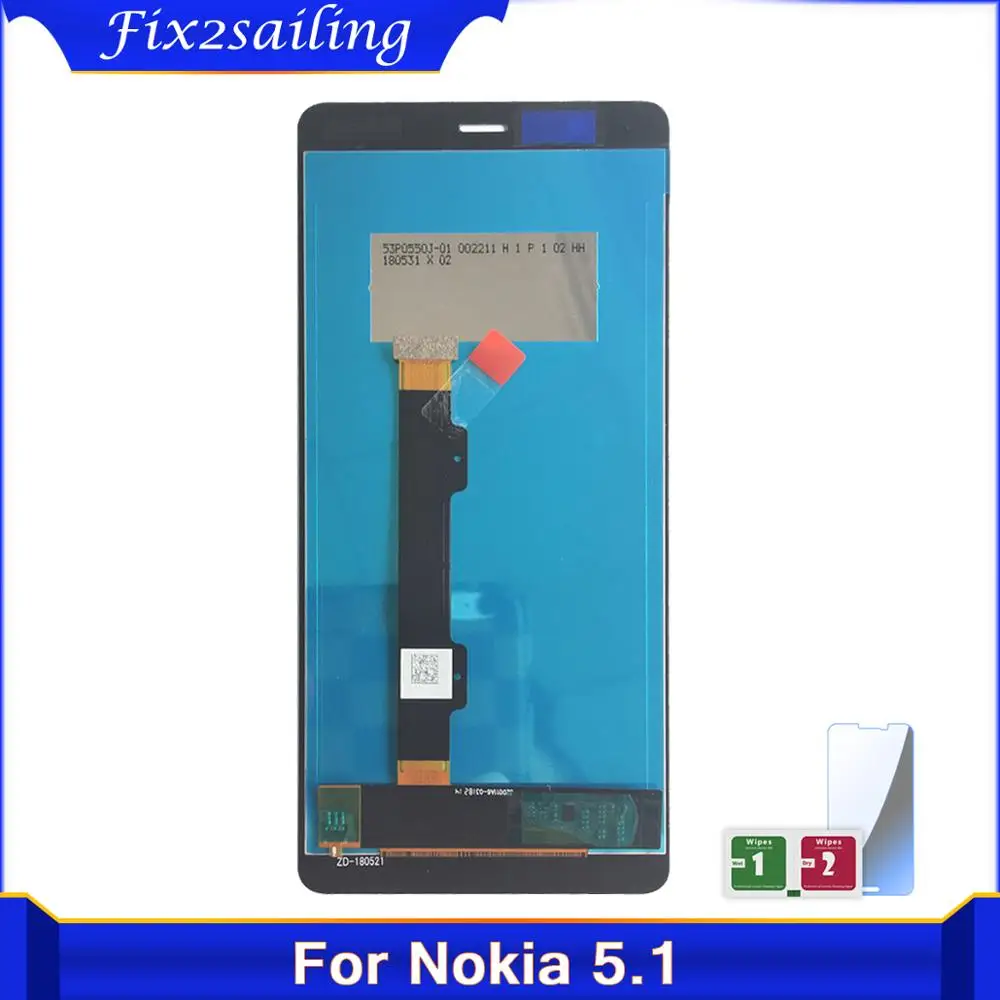 5 &quotНовый ЖК экран для Nokia 1 дисплей + сенсорный дигитайзер сборка запасные части