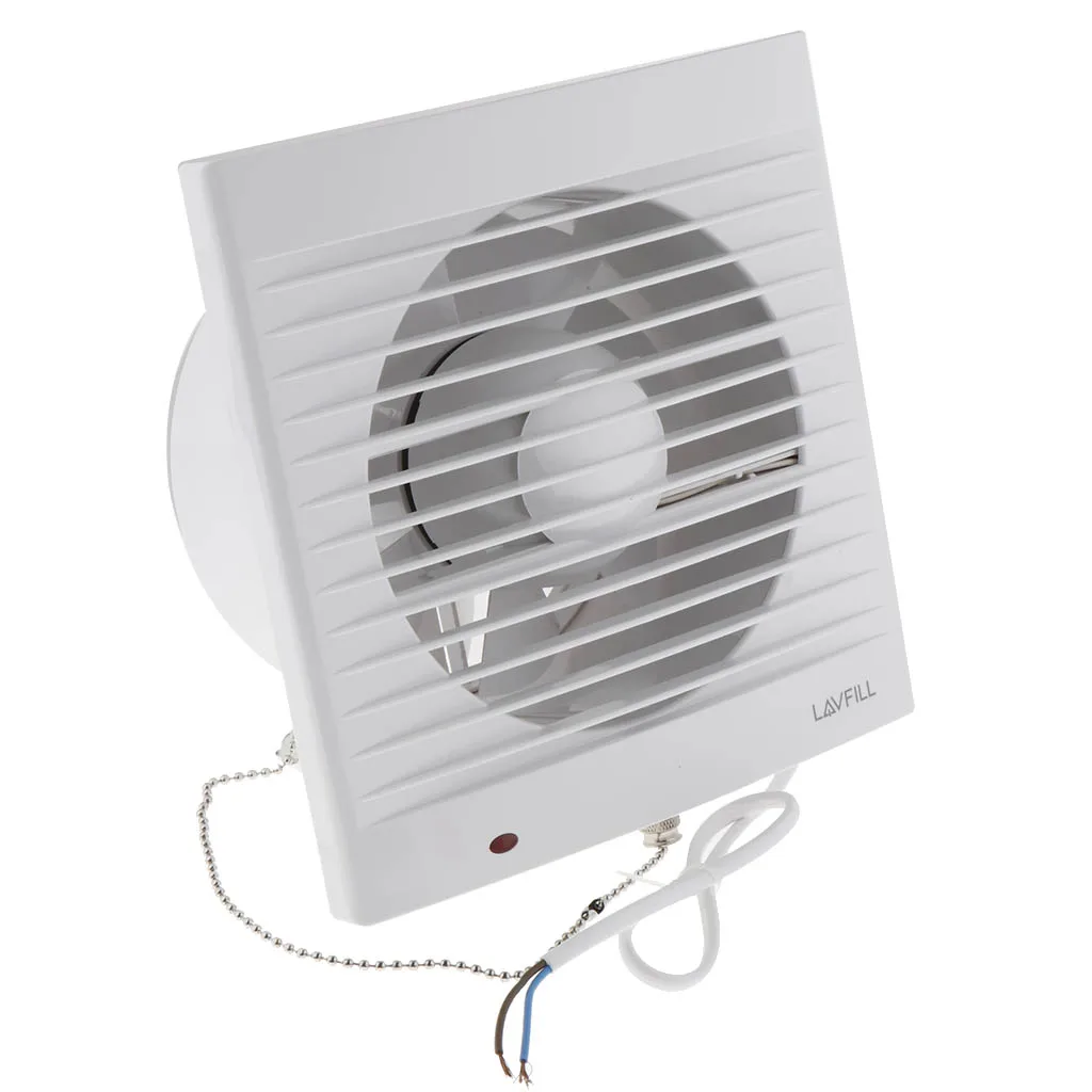 Kitchen Extractor Airflow Fan Exhaust Blower Ventilation Shower Toilet 6inch, Air Flow, Steel Frame, Durable