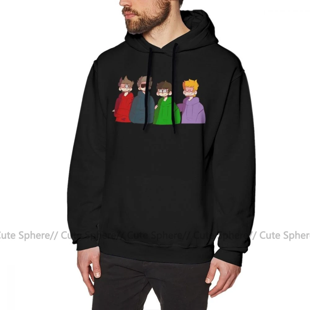 Eddsworld Толстовка Eddsworld толстовки хлопок свободный пуловер Толстовка Красная Зимняя Повседневная Большая длинная мужская Толстовка