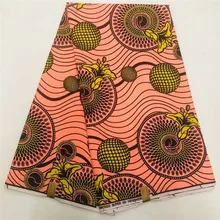 Новейший дизайн африканская вощеная ткань принтом Кент Ткань 6 ярдов Анкара африканская восковая печать оптом полиэстер восковая ткань для платья