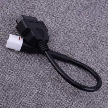

4 Pin Plastic to OBD2 OBDII Diagnostic Cable Adapter fit for Yamaha