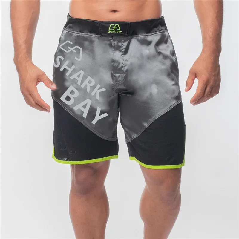 Летние модные мужские пляжные шорты 2019 jogger модные спортивные брюки для фитнеса брендовая мужская спортивная одежда