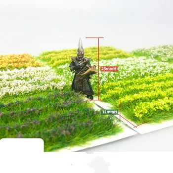 

Scenery Landscape Diy Ho Model Strip Flower Cluster for Military Train Railway Railroad Layout