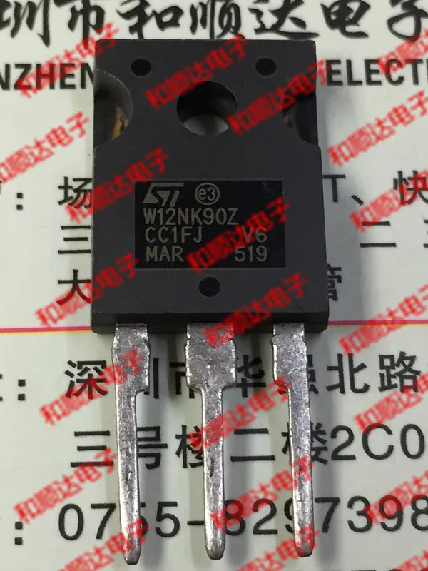 /2 шт/STW12NK90Z TO-247 900V 11A