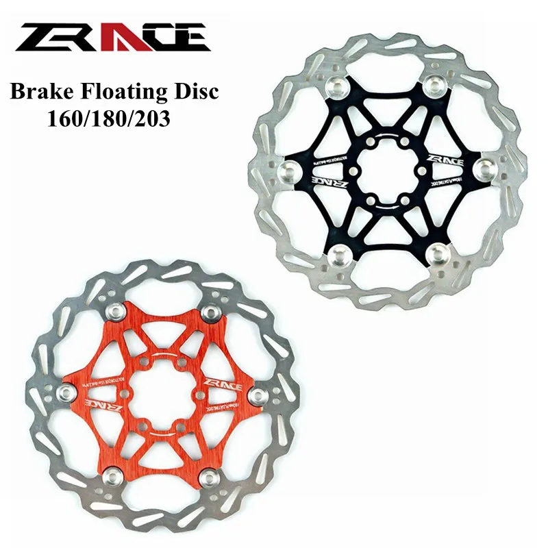 

ZRACE 160/180/203mm Bicycle Floating Brake Disc MTB DH Brake Float Disc Brake Rotors Pad Bike Parts Strong Heat Dissipation