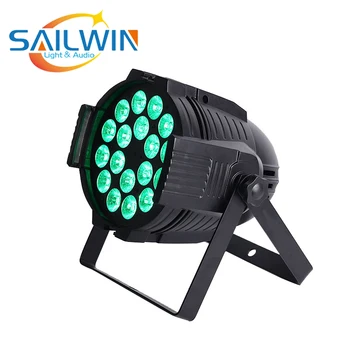 

Promotion 18*18W 6in1 RGBAW UV Stage LED Par Light Aluminum LED Par Can With DMX Powercon