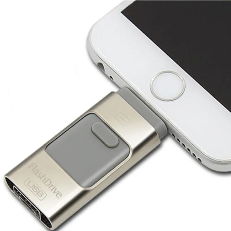 USB флеш-накопитель для iPhone 7, 6s, 6 Plus, 5 S, iPad, OTG флеш-накопитель, 64 ГБ, 128 ГБ, 256 ГБ, флеш-накопитель, HD внешний накопитель, карта памяти, USB 3,0