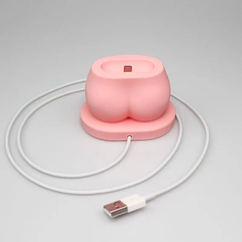 Portable Charging Dock Station Soft Silicone Anti-fall Desk Charging Base Stand Holder for AirPods Case Charger Accessories