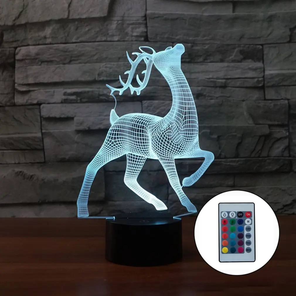 

Deer 83d Light Colorful Led Vision Light Gift Atmosphere Table Lamp