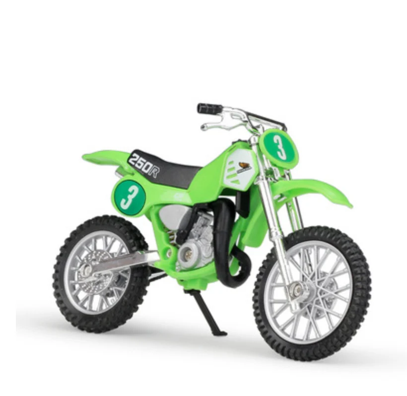 Welly 1/18 1:18 Масштаб HONDA серебряное крыло мотоциклы литье под давлением дисплей модели подарок на день рождения игрушка для мальчиков Дети - Цвет: Honda CR20R Green 3