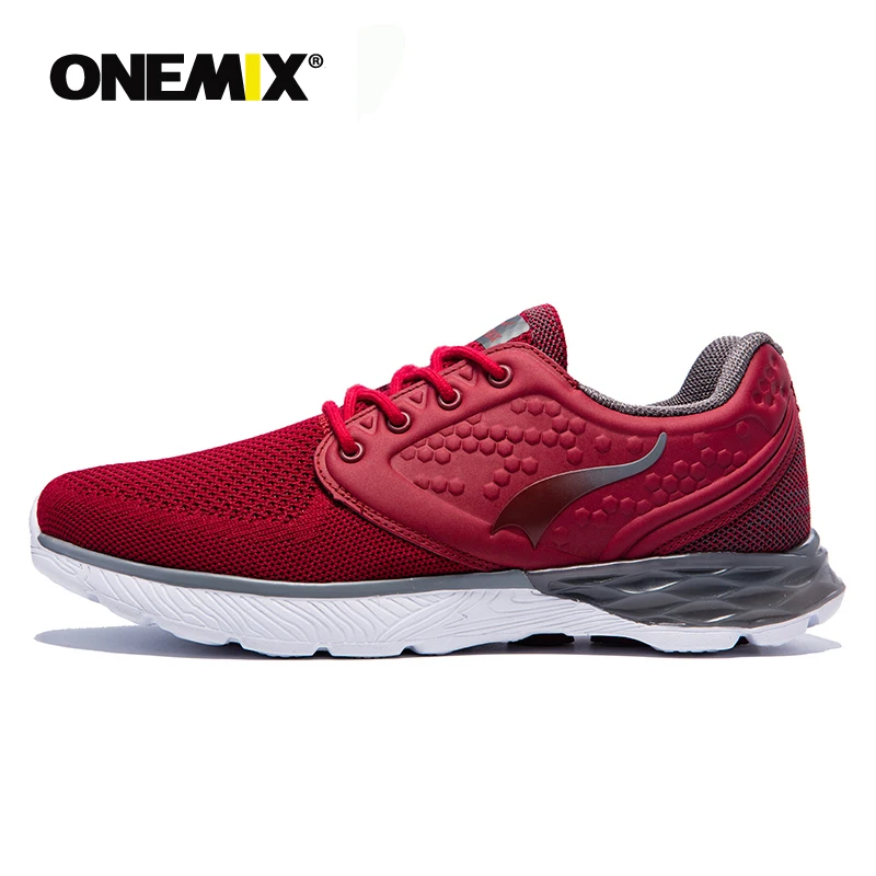 Walking-Sneakers ONEMIX Rubber Running-Shoes Jogging Breathable Mens Summer Cool Mesh