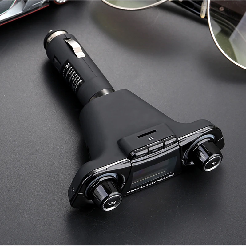 BT06 Bluetooth автомобильный комплект Handsfree fm-передатчик светодиодный экран двойной usb зарядка Аудио Автомобильный mp3 плеер Поддержка u-диск TF карта