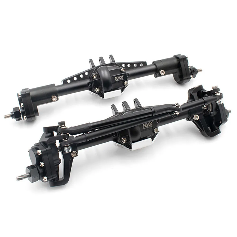 

Metal Front & Rear High Lift Portal Axle Set for Axial SCX10 II 90046 RC Crawler Car Parts increases ground clearance 12mm