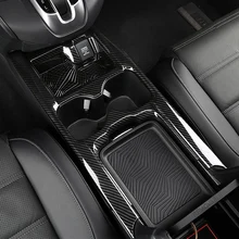 Для Honda CRV CR-V- Центральный держатель чашки декоративный каркас украшения крышка для украшения интерьера аксессуары