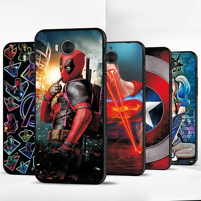 С принтами "Marvel", "Мстители", черный чехол ТПУ для huawei Y5 Y6 чехол КРЫШКА ДЛЯ huawei Y6 Y7 Y5 Prime чехол для телефона на Y9 Y6 Y7