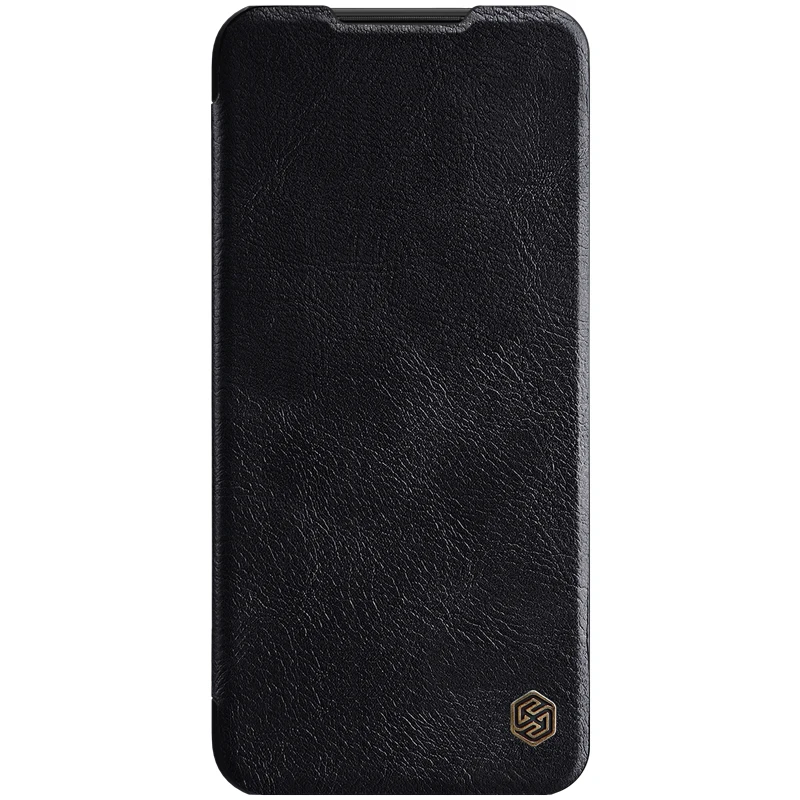 Черный Для Xiaomi Redmi Note 8T 8 7 6 Pro Чехол Nillkin Qin Флип кожаный чехол Роскошный чехол для телефона для Xiaomi Redmi Note 8T 8 7 6 Pro Чехол - Цвет: Черный