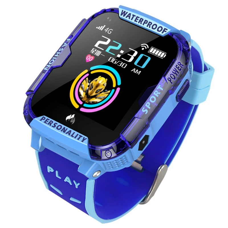 4G Children Smart Watch Child SOS Emergency Call Smartwatch GPS Positioning Tracking IP67 Waterproof Kid Watch