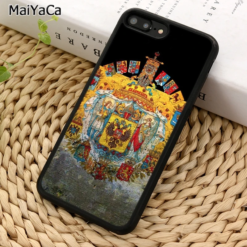 MaiYaCa флаг герб оружия Российской империи чехол для телефона iPhone X XR XS 11 12 Pro MAX 5 6 7 8
