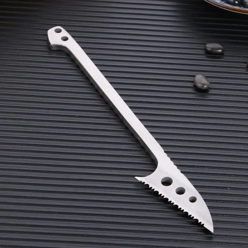 Harpoon Fish Чешуйчатое филе из нержавеющей стали зубчатое лезвие K Kydex оболочка