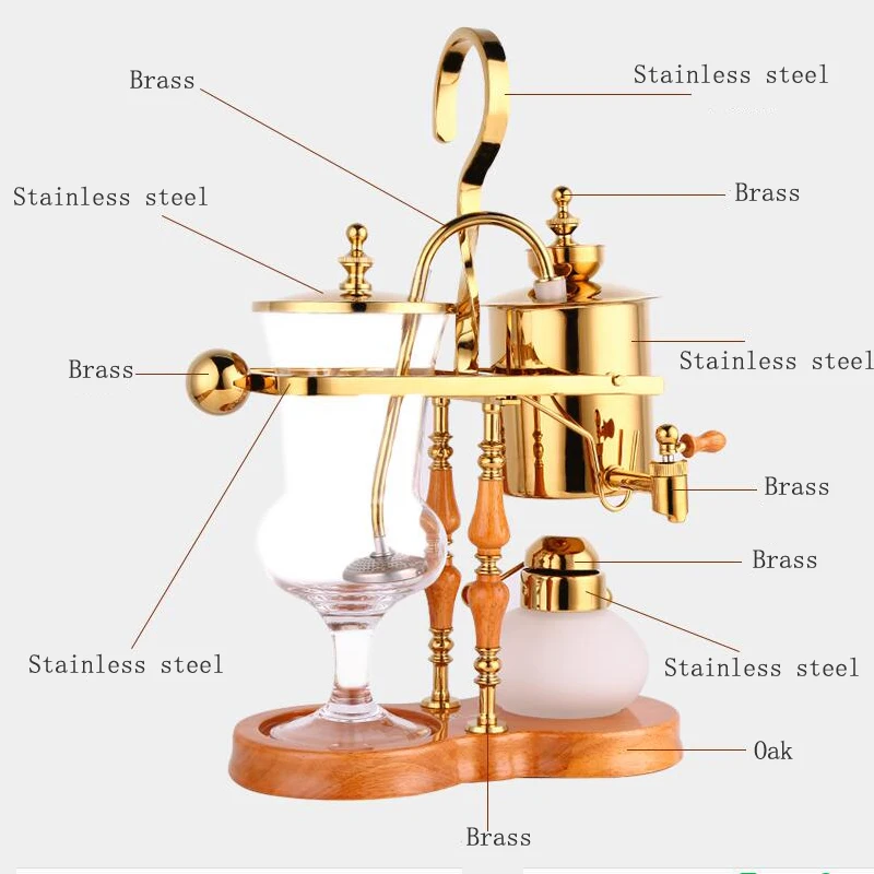 Royal Balance Syphon Maker Belgian pots Home siphon coffee makers Coffee pots+ Handwheel grinders coffee maker machine