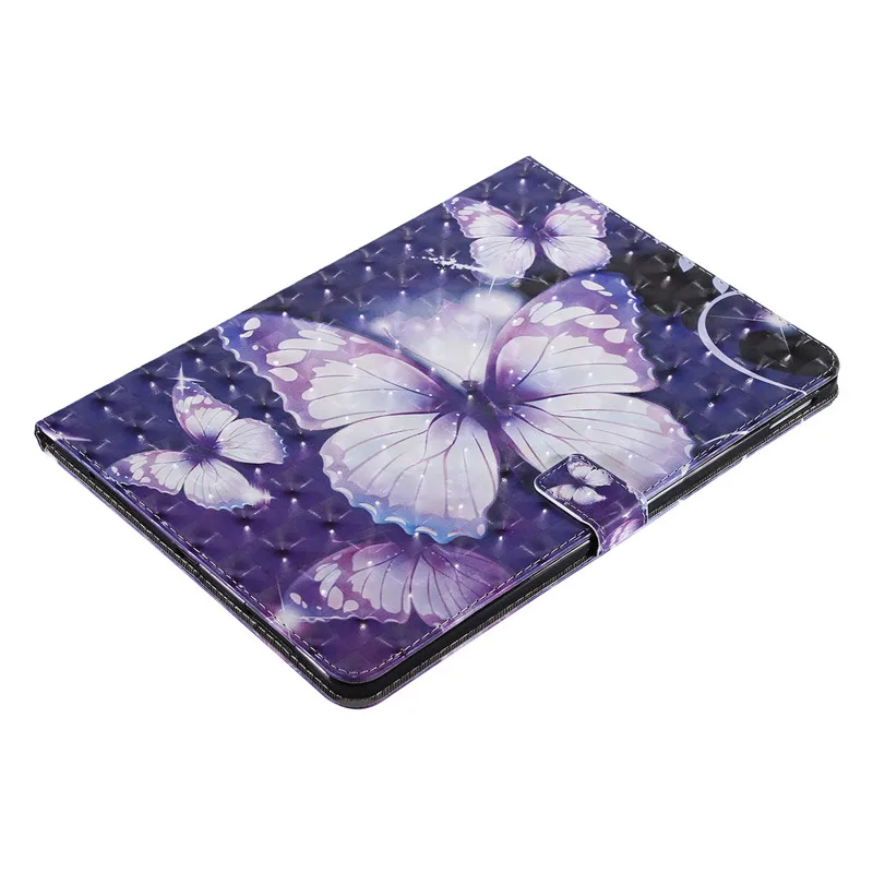 Wekays для Apple iPad Pro 11 дюймов мультфильм бабочка кожаный чехол для Coque iPad Pro 11 дюймов чехол Etui