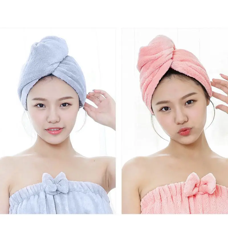 Быстросохнущее полотенце из микрофибры для волос, банное полотенце, шапка, Быстросохнущий шарф