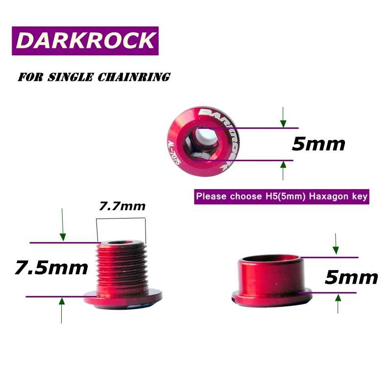 DARKROCK MTB  ü   Ŭ ü  7075 4.9mm ũũ Ʈ ǰ    