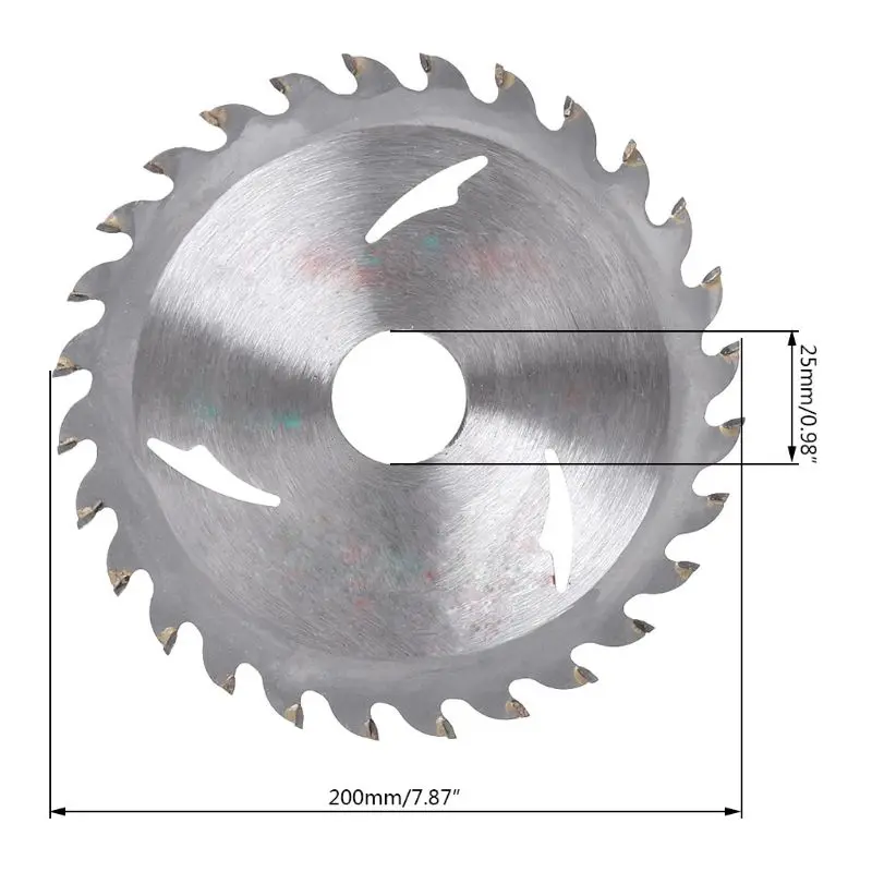 180 мм циркулярные пилы диск дробилка для древесных режущего инструмента диаметр 25,4 мм для деревообработки